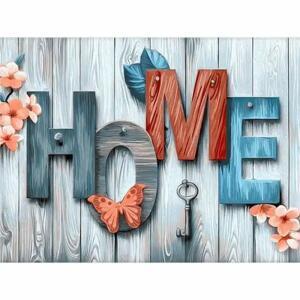 PRACHT Diamond Painting Sweet Home 40x30cm