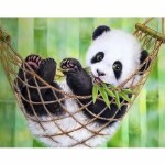PRACHT Diamond Painting Panda 40x30cm