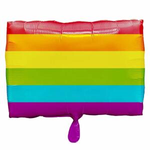 amscan Folienballon Regenbogen Flagge 30x43cm