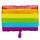 amscan Folienballon Regenbogen Flagge 30x43cm
