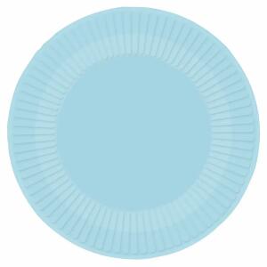 amscan Papierteller Clear Sky 23cm 8 Stück