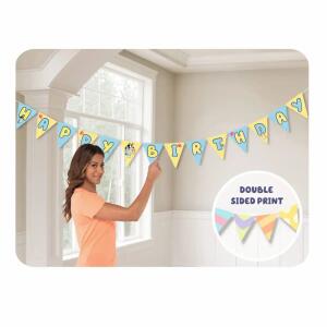 amscan Wimpelkette Papier Bluey 330cm