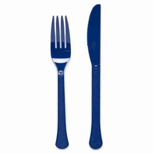 amscan Besteck Kunststoff Blueberry 24 Stück