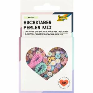 folia Perlen Mix Buchstaben 205 Teile