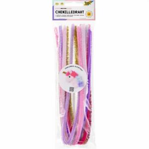 folia Chenilledraht Unicorn 50cm 10 Stück