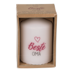 OOTB Stumpenkerze Beste Oma