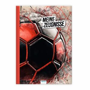 Trötsch Zeugnismappe A4 mit 10 Hüllen Fußball - Motiv