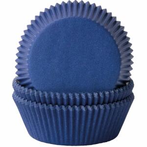 Demmler Muffinbackförmchen uni blau 50x25mm 60 Stück