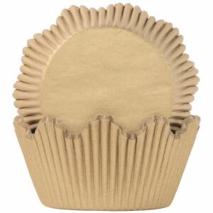 Demmler Muffinbackförmchen gold 50x25mm 40 Stück