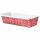 Demmler Backform XXL Classico rot/weiß 20x7cm 3 Stück