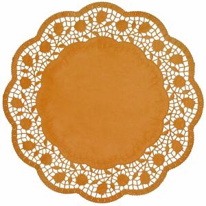 Demmler Tortenspitze Rose mango Ø36cm 30 Stück