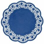Demmler Tortenspitze Rose blau Ø36cm 30 Stück