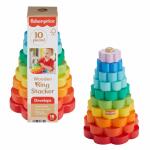 Fisher-Price Buntes Holz-Ringstapelset