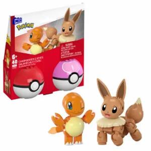 MEGA Pokémon Pokéball Set Evoli und Glumanda 2 Stück