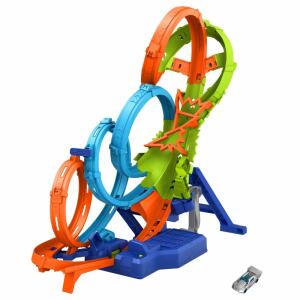 Hot Wheels Action 4 Loopings Crash Gefahr