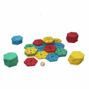 Mathespiel Zahlenburg Hexagon