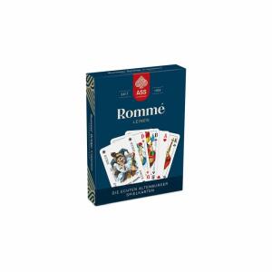 Spielkarten Rommé Leinen französisches Bild