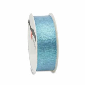 PRÄSENT Glanzband Himalaja glänzend blau 25mmx3m