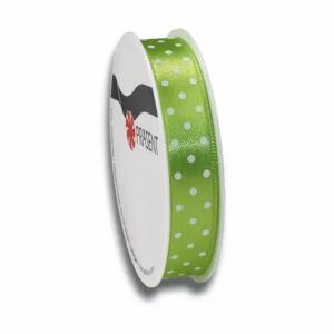PRÄSENT Punkteband MiniDots maigrün 15mmx3m