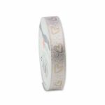 PRÄSENT Hochzeitsband Brindisi weiß/gold 15mmx4m