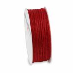 PRÄSENT Kordel Jute rot 2mmx5m