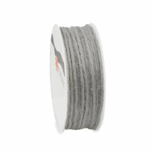PRÄSENT Kordel Jute grau 2mmx5m