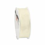 PRÄSENT Seidenband Lyon creme 25mmx3m