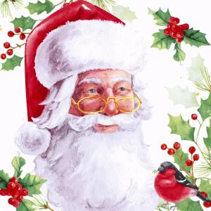 Paper+Design Servietten Vintage Claus 33x33cm 20 Stück