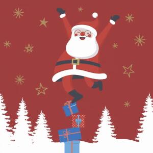 Paper+Design Servietten Santa Time 33x33cm 20 Stück