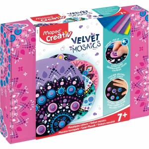 Maped Kreativ-und Bastelset Velvet Mosaics Pastell