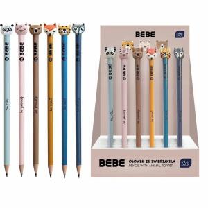 Interdruk Bleistift BEBE Friends HB mit Topper 6fach sortiert