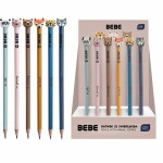 Interdruk Bleistift BEBE Friends HB mit Topper 6fach...