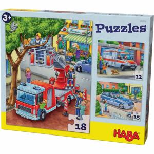 HABA Puzzles Feuerwehr & Co.