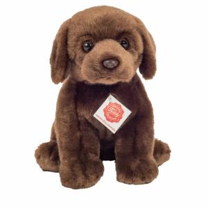 Teddy-Hermann Plüsch Labrador sitzend dunkelbraun 25cm