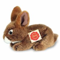 Teddy-Hermann Plüsch Hase sitzend braun 19cm