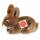 Teddy-Hermann Plüsch Hase sitzend braun 19cm