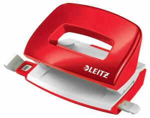 Leitz Mini Locher NeXXt WOW für 10 Blatt rot