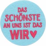 DEPESCHE Filzmagnet groß Das Schönste an uns...