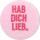 DEPESCHE Filzmagnet klein Hab dich lieb