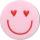 DEPESCHE Filzmagnet klein Happy Face rosa