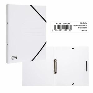 Idena Eco Ringbuch 2 Ringe weiß DIN A4 25mm aus Karton