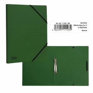 Idena Eco Ringbuch 2 Ringe grün DIN A4 25mm aus Karton