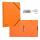 Idena Eco Ringbuch 2 Ringe orange DIN A4 25mm aus Karton