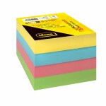 Idena Notizklotz geleimt farbig 9x9cm 700 Blatt