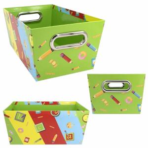 Idena Ablagekorb Schule mehrfarbig 17,8x27,9x12,7cm