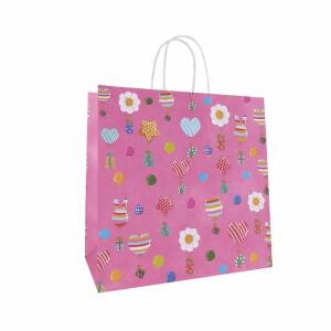 Idena Geschenktasche Kinder pink 28x28x15cm