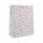 Idena Geschenktasche Blumen Kupferpapier 128g/m² rosa 18x23x8cm