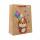 Idena Geschenktasche Happy Birthday Teddybär Kupferpapier 128g/m² 18x23x8cm