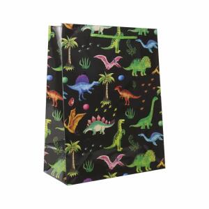 Idena Geschenktasche Dinos Kupferpapier 128g/m² 18x23x8cm