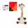 Idena Plüsch Laber Giraffe 32cm